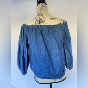 Universal Thread Denim Off-Shoulder Blouse
